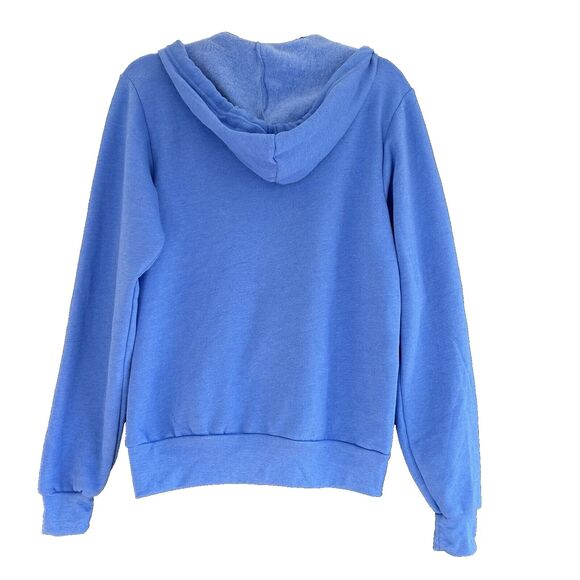 Barely Canadian Ladies Insanely Soft Blue Zip Up Hoodie Limited Edition Sz S - Picture 2 of 8